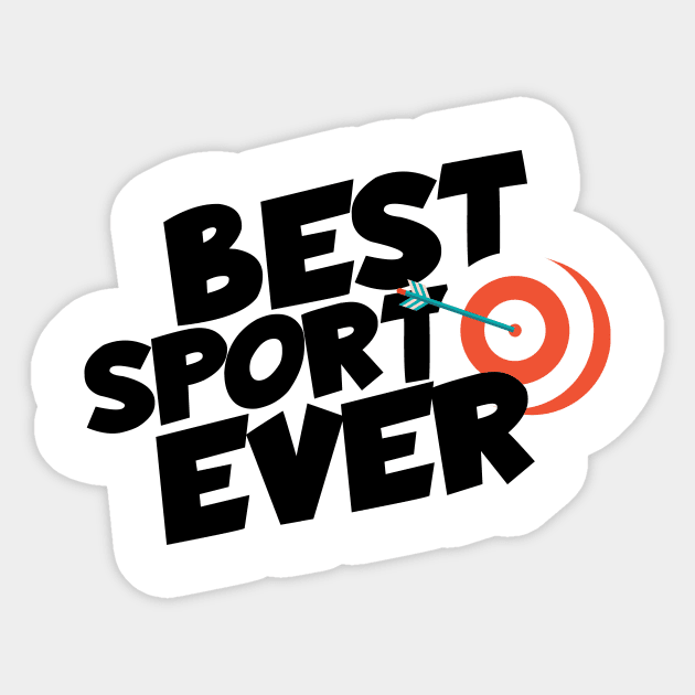 Archery best sport ever Sticker by maxcode